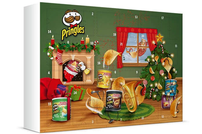 Chips adventskalender Pringles