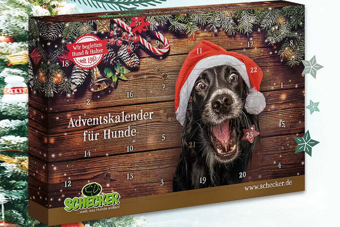 Schecker adventskalender voor honden