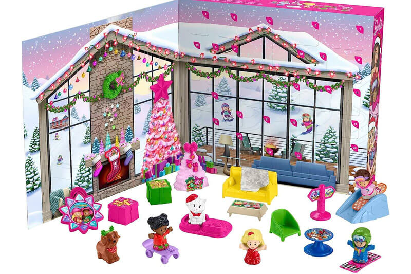Fisher-Price Little People Barbie adventskalender inhoud