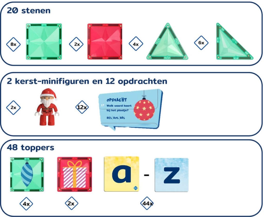 Adventskalender Coblo magnetisch