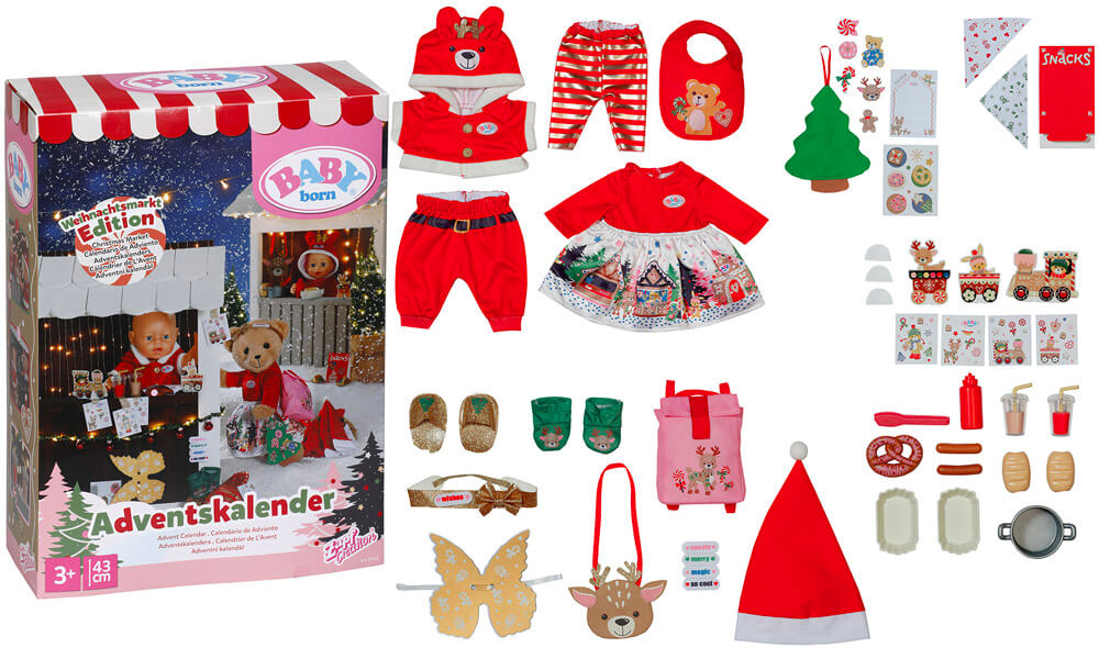 Baby Born adventskalender inhoud