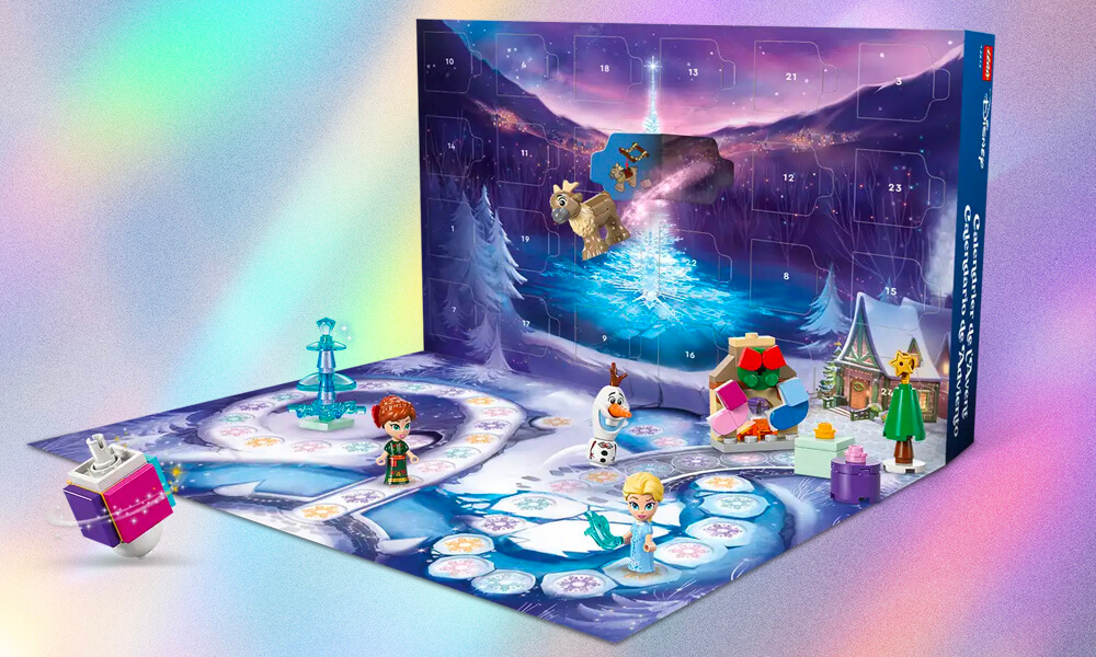 LEGO Disney aftelkalender speelveld