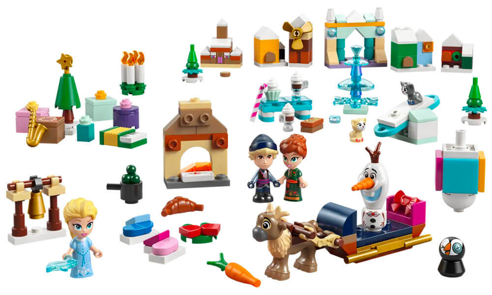 LEGO Disney Frozen adventskalender inhoud