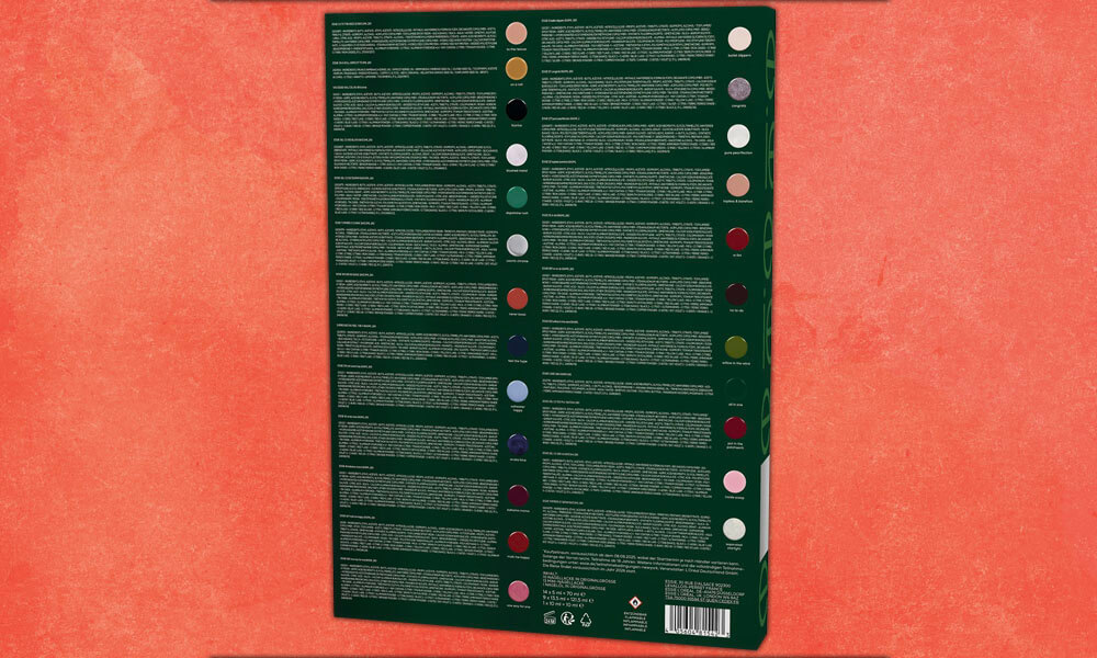 Adventskalender Essie inhoud