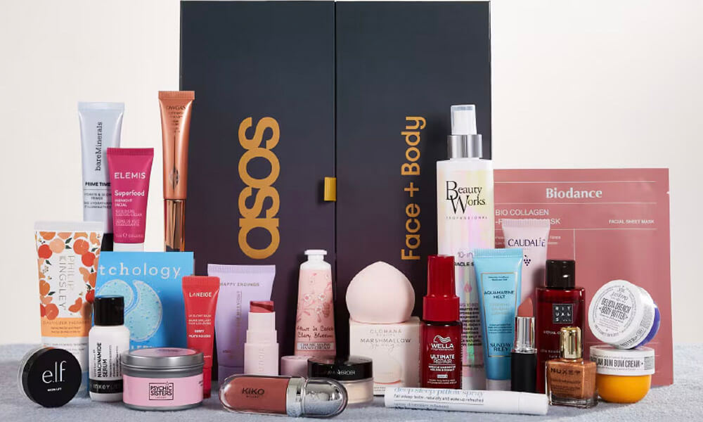 ASOS adventskalender inhoud