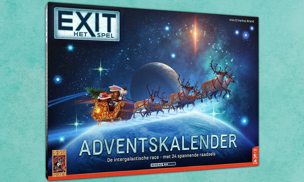 Exit adventskalender 2025 De Intergalactische Race