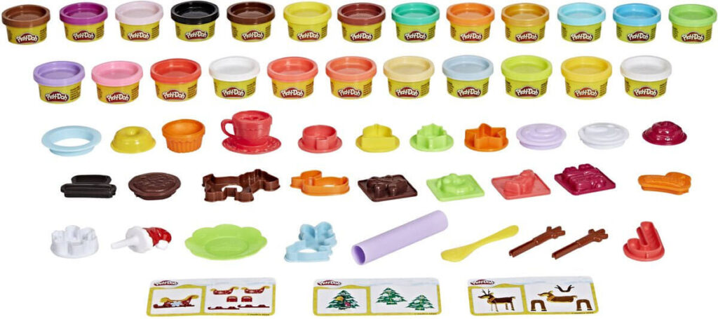Play-Doh adventskalender inhoud