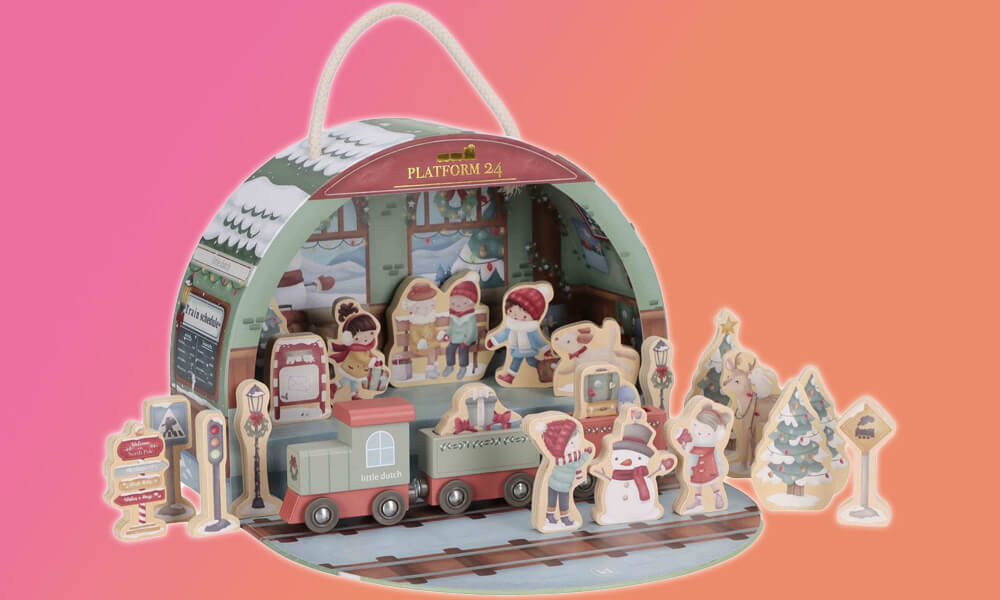 Adventskalender Little Dutch treinbaan