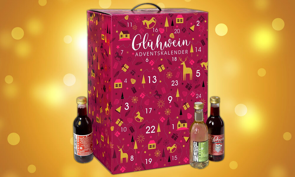 Glühwein adventskalender 2025