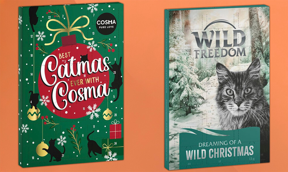 Katten adventskalender tot 10 euro