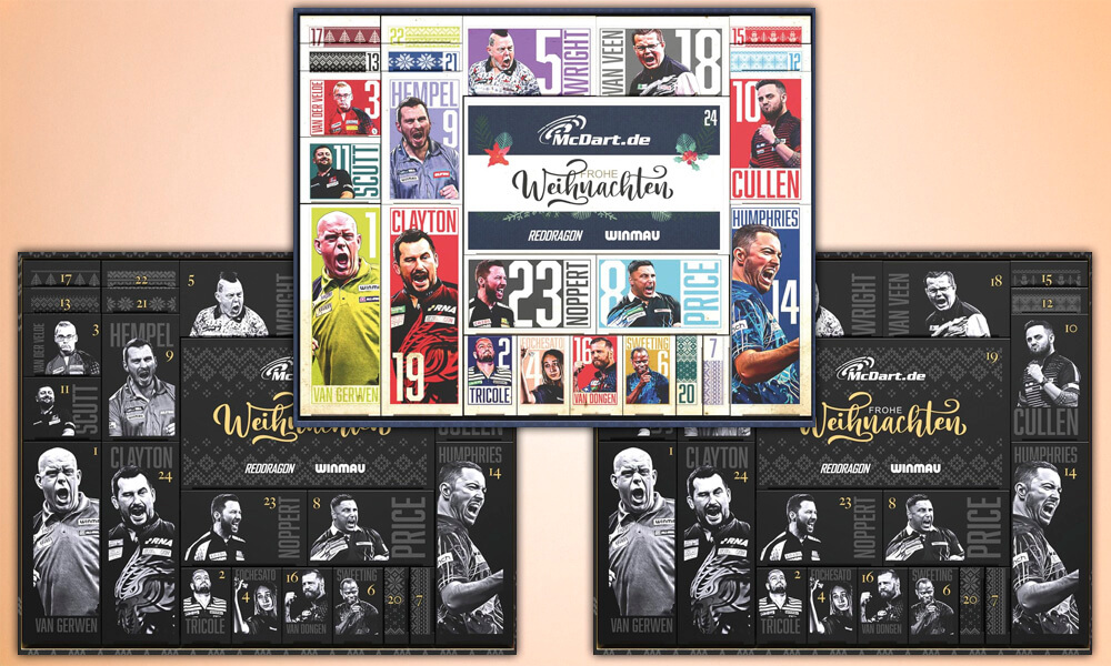 McDart Darts adventskalender 2025 darten