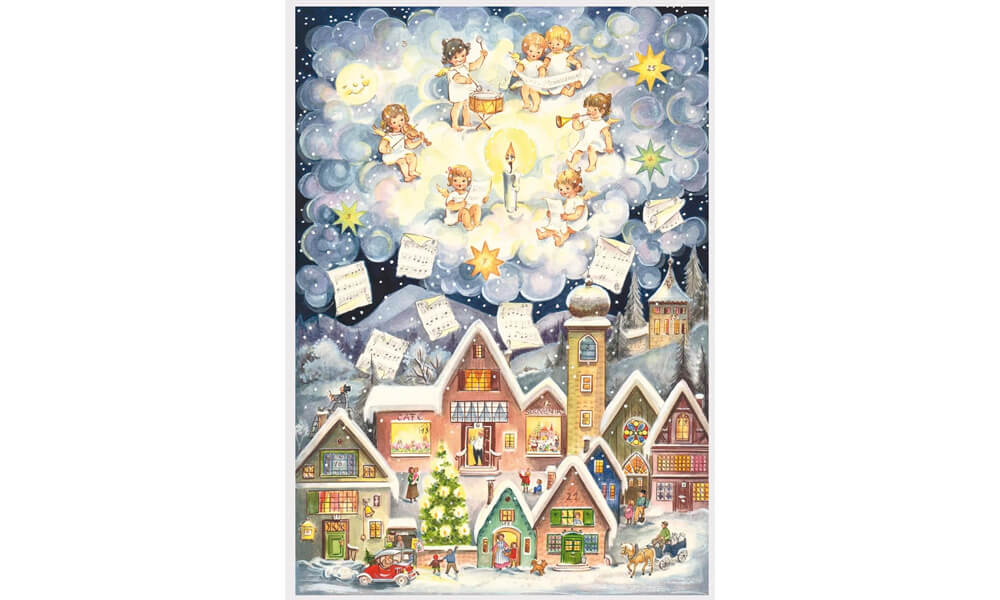 Papieren adventskalender