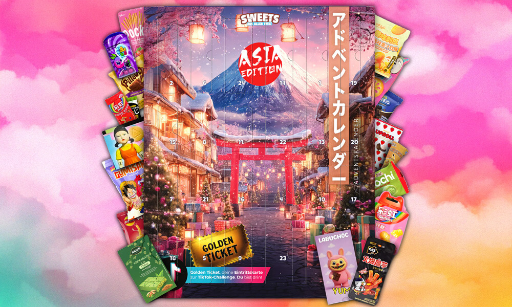Adventskalender snoep aziatisch