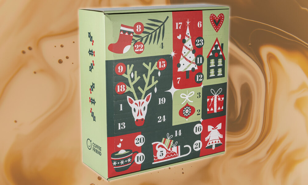 Koffiebonen adventskalender